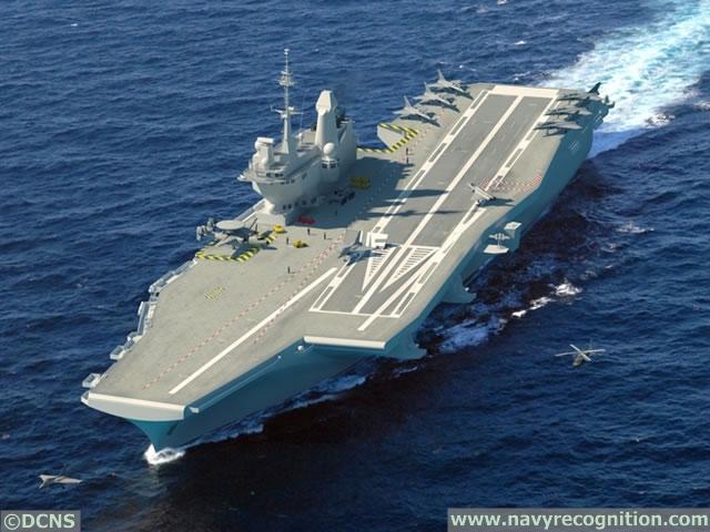 During Defexpo 2014, a defense exhibition held every 2 years in Delhi, DCNS was showcasing its DEAC (DCNS Evolved Aircraft Carrier). According to information available on DCNS website, DEAC provides power projection, sea control and air defence. It is based on French Navy CVN Charles de Gaulle��s combat proven design and aviation system. The DEAC is compatible with all CTOL aircrafts (including Airborne Early Warning aircraft) and features the latest technologies including cutting-edge Combat System (SETIS)�� UAV integration, advanced conventional propulsion and state-of-the-art platform stabilisation system (SATRAP/COGITE). In addition to the design, DCNS offers customised transfer of technology, material packages, dedicated infrastructures development (i.e. naval base and construction/maintenance shipyard) as well as life support solutions. 
